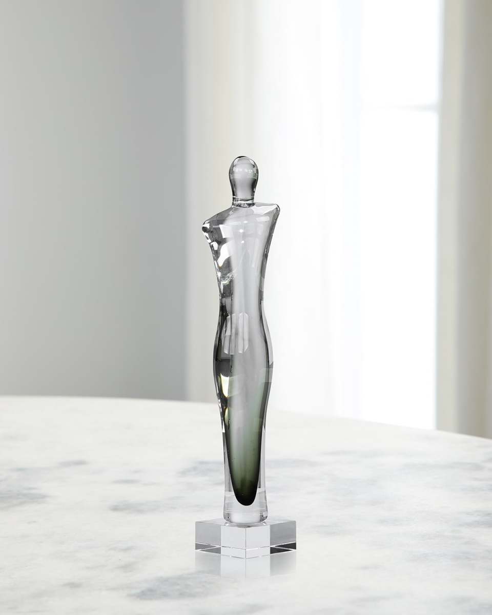 Glass Silhouette Sculpture, Small
